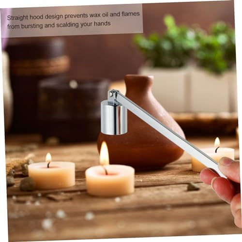 Happyyami Candle Snuffer with Long Handle and Ergonomic Design