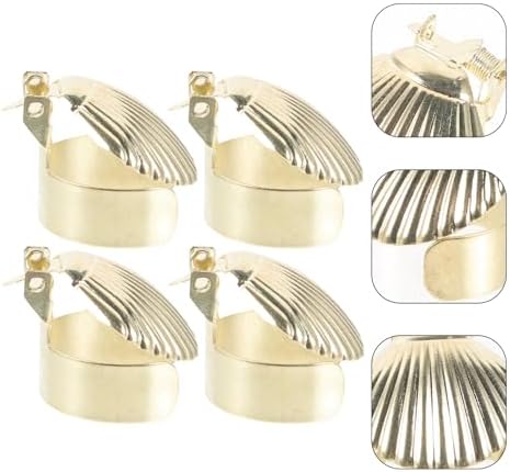 STOBAZA Automatic Candle Snuffer 4pcs Reusable Metal Candle Wick Extinguisher