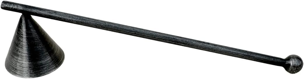 Living Ideas Handmade Metal Candle Snuffer - Wrought Iron Black Finish