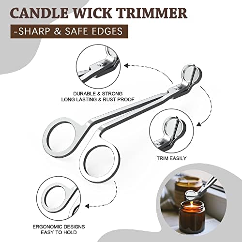 5 in 1 Candle Accessory Set with Electric Lighter