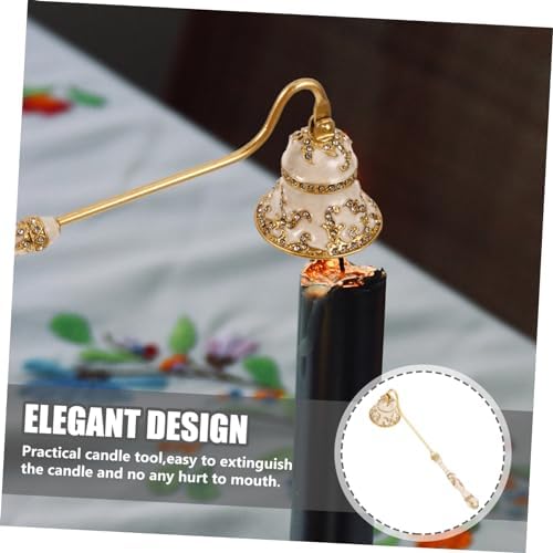 Happyyami Large Unique Candle Snuffer Metal Extinguisher Tool