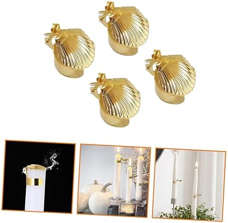 Happyyami 4pcs Scented Candle Flame Snuffer Tool