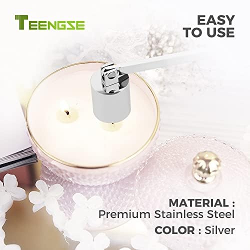 Stainless Steel Candle Snuffer 17cm Silver Polished