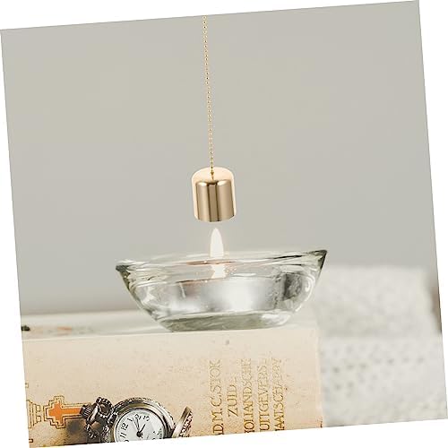 ERINGOGO 4pcs Brass Candle Snuffers with Unique Design