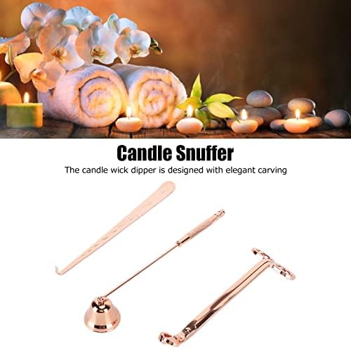 Rose Gold Candle Wick Trimmer Set 3pcs
