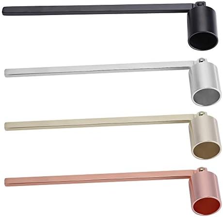 Elegant Black Candle Snuffer with Long Handle