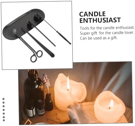 Happyyami 5 Piece Stainless Steel Candle Care Tool Set
