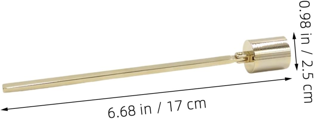 Zerodeko 2Pcs Stainless Steel Candle Snuffer Long Handle
