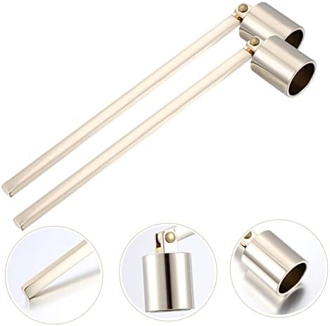 2pcs Candle Snuffers with Long Handles for Safe Extinguishing