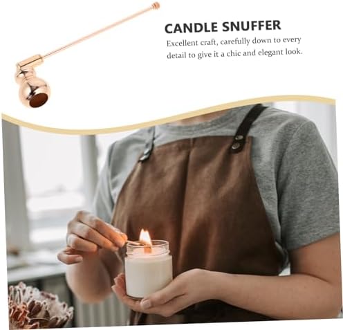 Iron Candle Snuffer with Long Handle for Home Decor