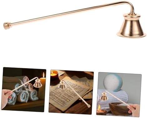Candle Extinguisher with Long Handle and Sturdy Wick Snuffer for Home Use