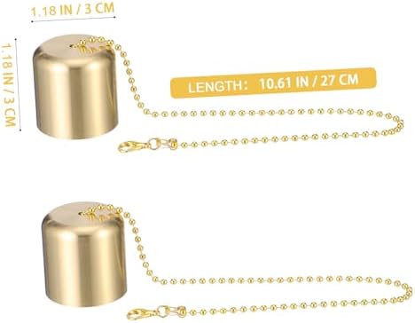Happyyami 2pcs Brass Candle Snuffer Caps Fire Extinguisher Accessories