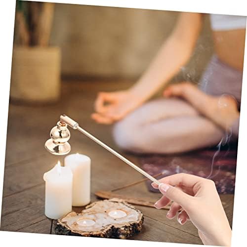 Stobaza 2pcs Long Handle Candle Snuffer Extinguisher for Candles and Aromatherapy