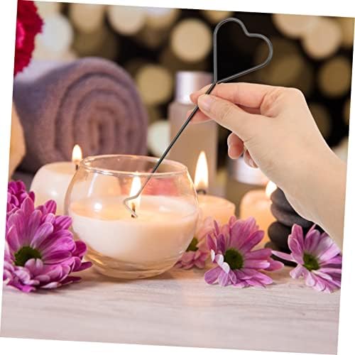 4pcs Heart Design Candle Wick Dippers for Safe and Stylish Use
