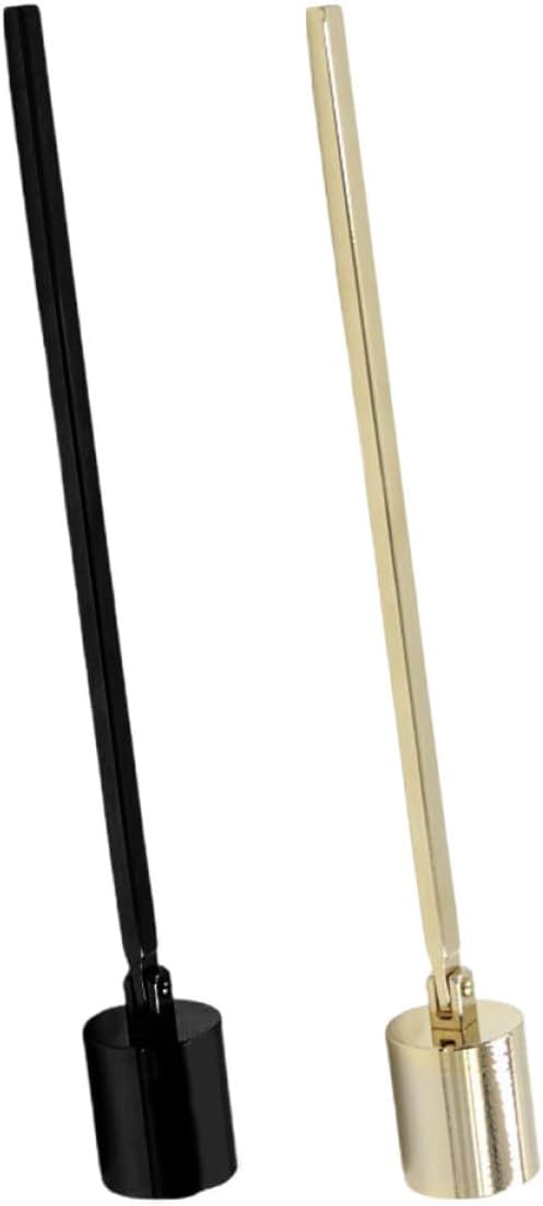 Zerodeko 2Pcs Stainless Steel Candle Snuffer Long Handle