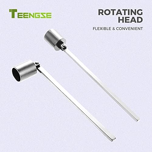 Stainless Steel Candle Snuffer 17cm Silver Polished