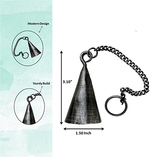 Living Ideas Iron Candle Snuffer Hand Forged Blacksmith Finish Rustic Style