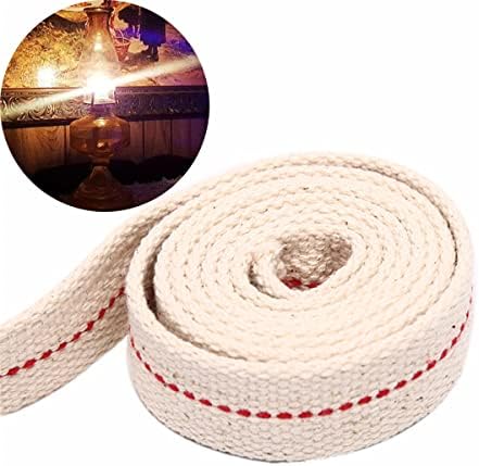3 Rolls Strong Flat Cotton Wick 12 Inch for Oil Lantern
