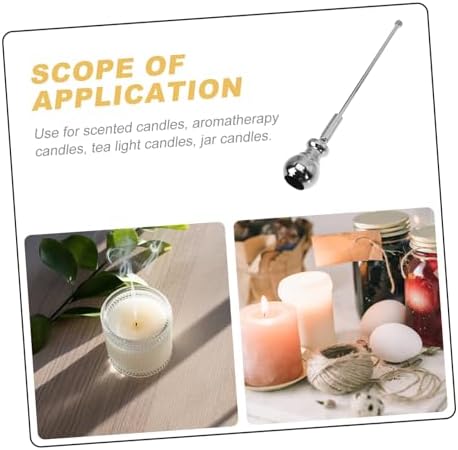 Iron Candle Snuffer with Long Handle for Safe Flame Extinguishing