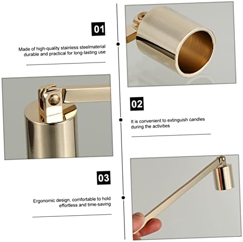 3 Pcs Automatic Candle Snuffer Fire Cover
