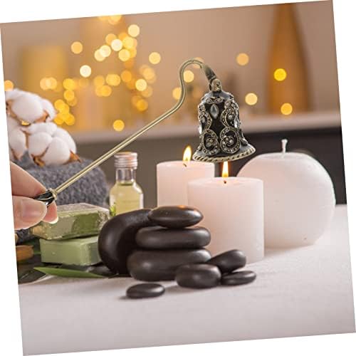 Zerodeko Flower Design Candle Snuffer with Long Handle