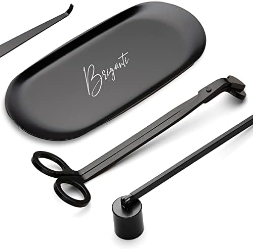 BRIGANTI 4-in-1 Candle Care Kit - Black
