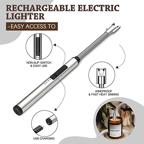 5 in 1 Candle Accessory Set with Electric Lighter