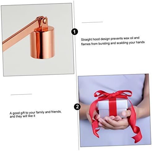 Rose Gold Candle Snuffer with Long Handle