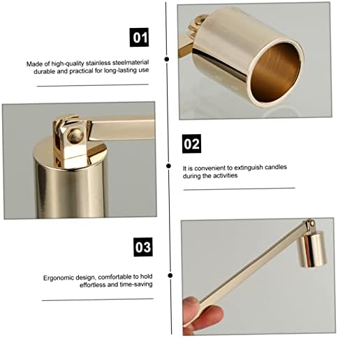 1pc Stainless Steel Candle Snuffer Tool for Home and Professional Use