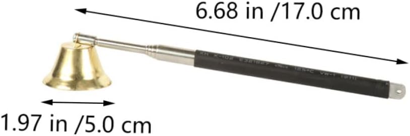 Vintage Candle Snuffer with Flexible Telescopic Handle
