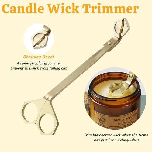 Premium 4 in 1 Candle Accessory Set - Gold