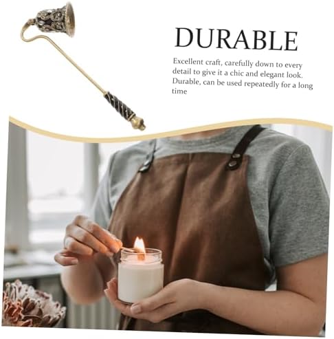 Portable Candle Snuffer Tool with Wide Head