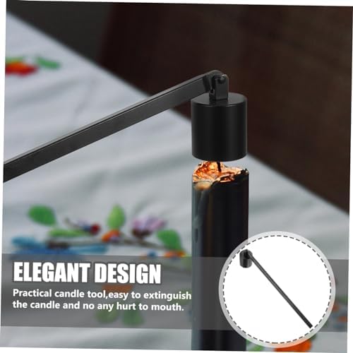 Zerodeko Black Candle Snuffer Tool for Home and Decor