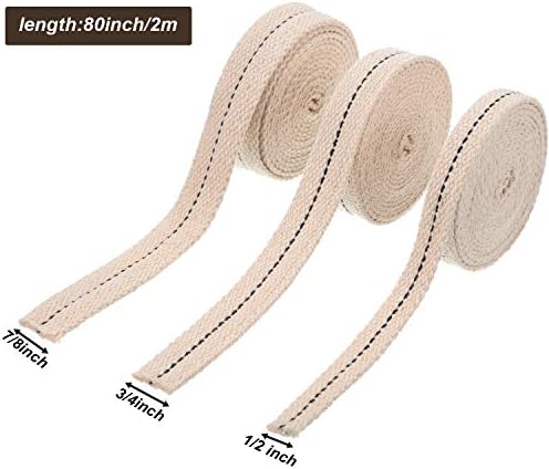 Boao Replacement Oil Lamp Wicks 3 Rolls 12 34 78 Inch