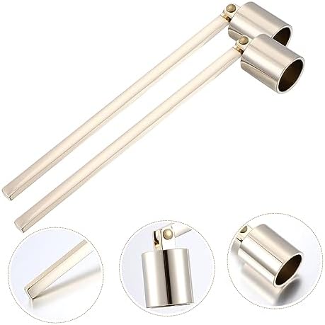 2pc Stainless Steel Candle Snuffers with Handles