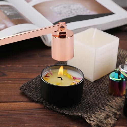 Rose Gold Candle Snuffer with Long Handle 1