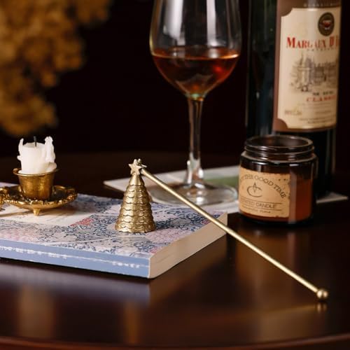 Nikky Home Candle Snuffer with Christmas Tree Design