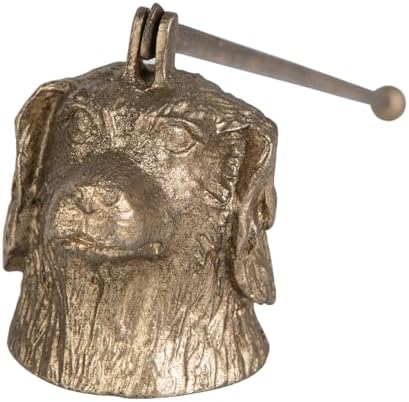 NIKKY HOME Gold Candle Snuffer Dog Shape with Long Handle