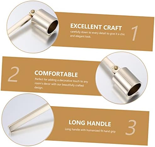 2pc Stainless Steel Candle Snuffers with Handles