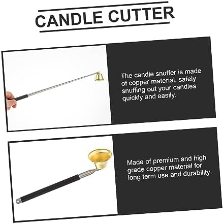 STOBAZA 1pc Extensible Buddhist Candle Snuffer with Candle Cutter and Wicks Trimmer
