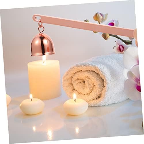 Stainless Steel Candle Snuffer with Long Handle for Safe Wick Coverage
