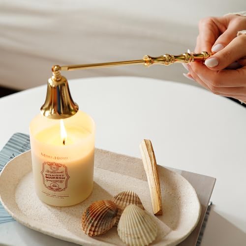 Luxury Brass Candle Snuffer - Gold Finish