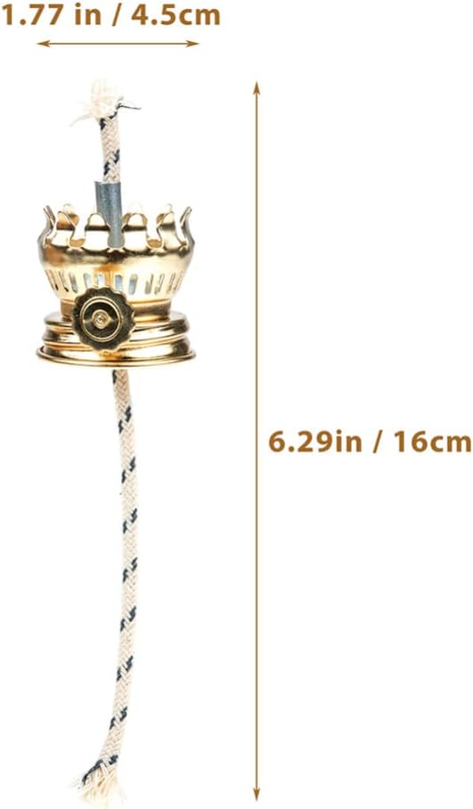 Yardwe 4Pcs Oil Lamp Wick Replacement Holder