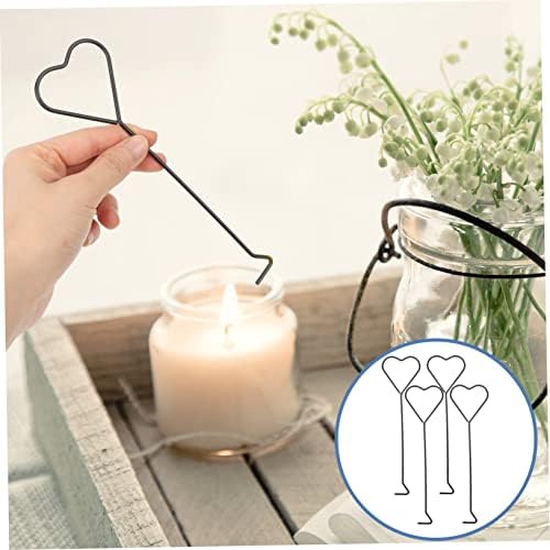 4pcs Heart Design Candle Wick Dippers for Safe and Stylish Use