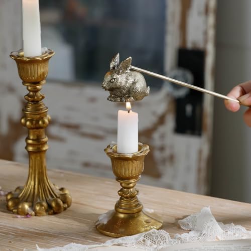 NIKKY HOME Candle Snuffer with Long Handle Bunny Style