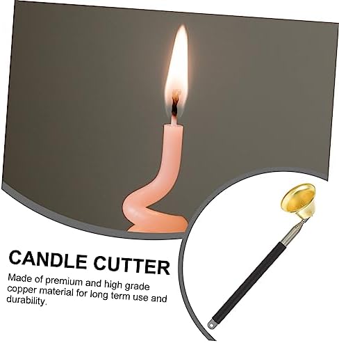 STOBAZA 1pc Extensible Buddhist Candle Snuffer with Candle Cutter and Wicks Trimmer