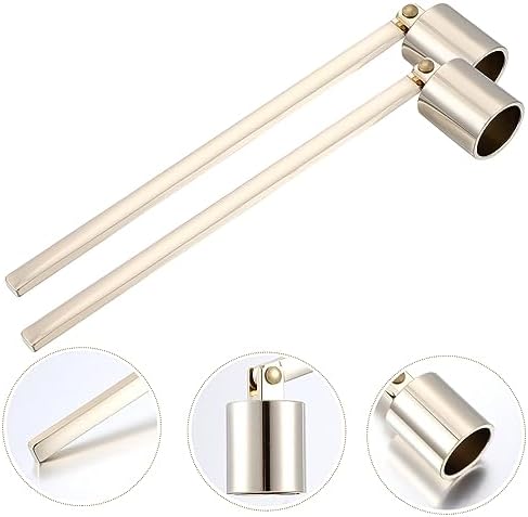 2pc Candle Snuffer Handle with Ergonomic Design for Scented Candles