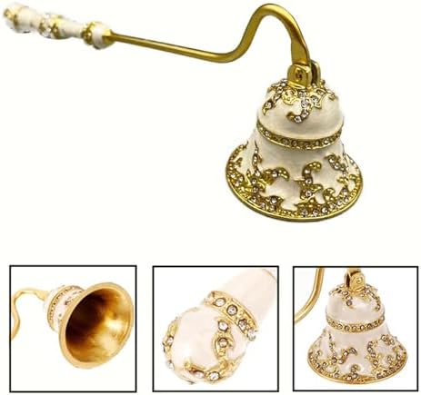 GUDVES Candle Snuffer Decorative Metal Tool - White