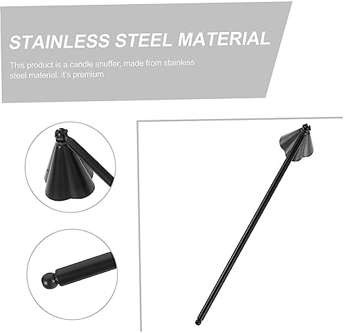 Unique Candle Snuffer Extinguisher Tool Stainless Steel Elegant Design Party Accessory