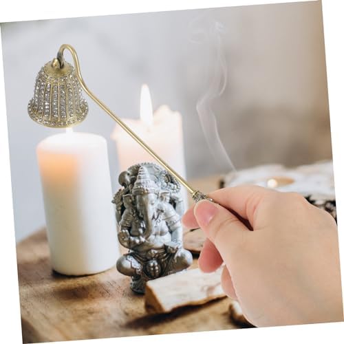 Vintage Rhinestone Candle Snuffer with Long Handle